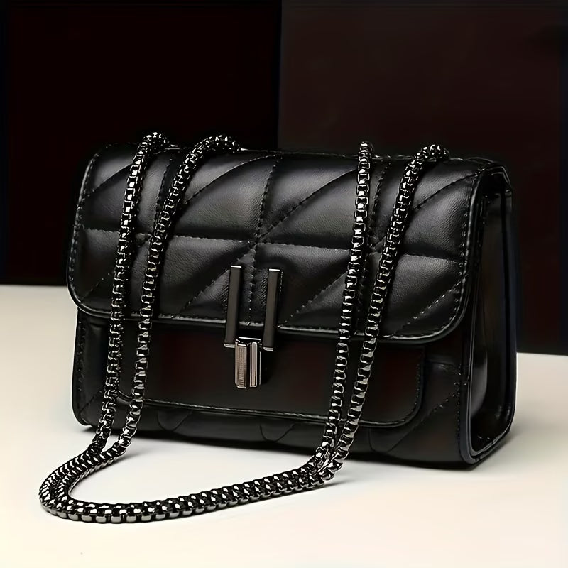 Sac bandoulière matelassé à chaîne