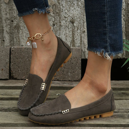 Mocassins plats souples et confortables pour femme