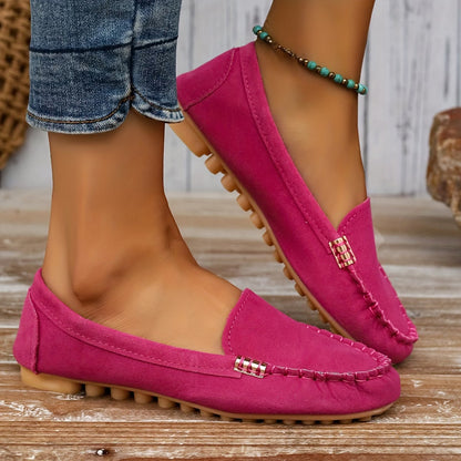 Mocassins plats souples et confortables pour femme