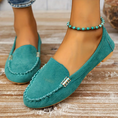 Mocassins plats souples et confortables pour femme