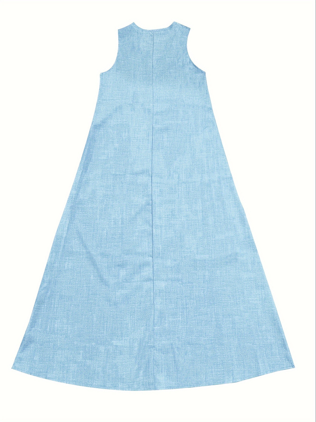 Robe Longue Fluide à Col V