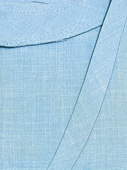 Robe Longue Fluide à Col V