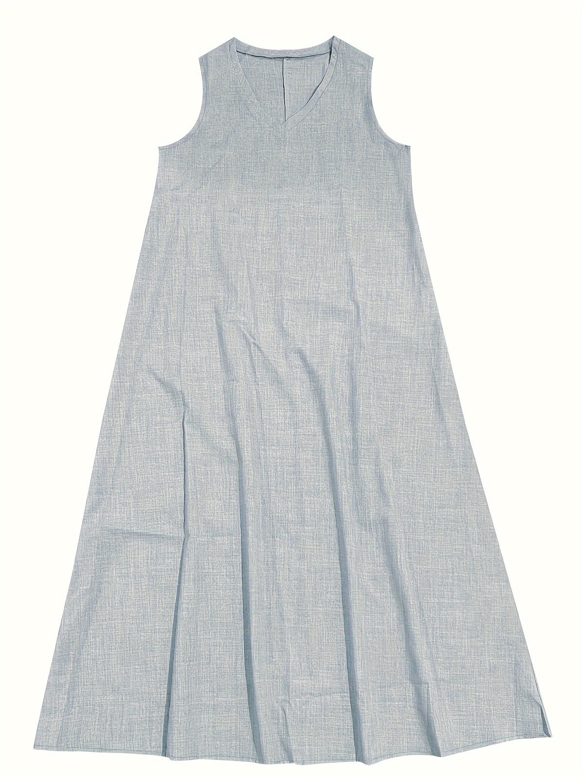 Robe Longue Fluide à Col V