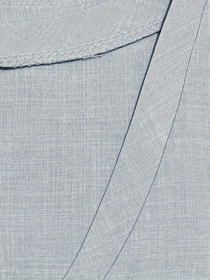 Robe Longue Fluide à Col V