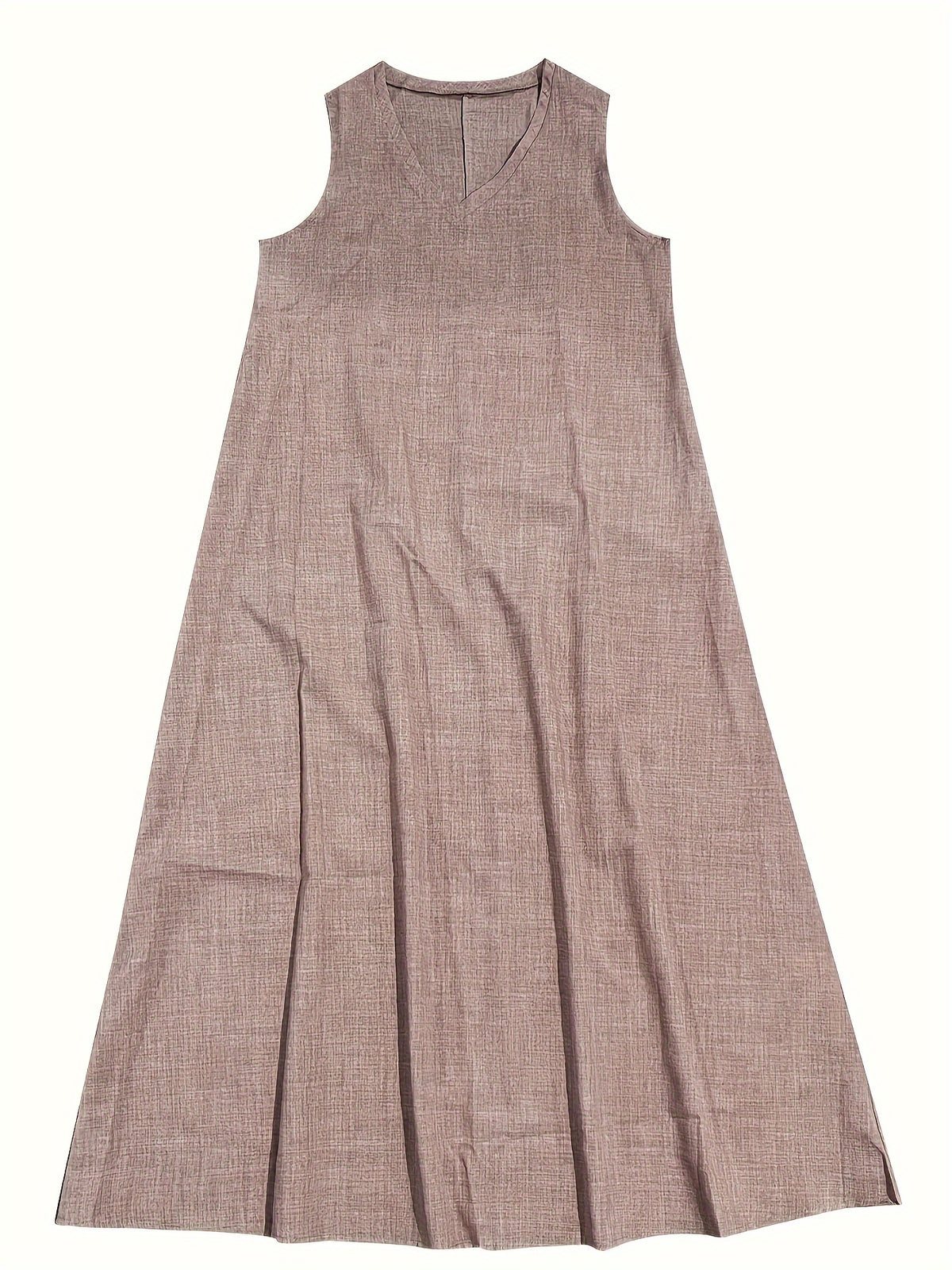 Robe Longue Fluide à Col V