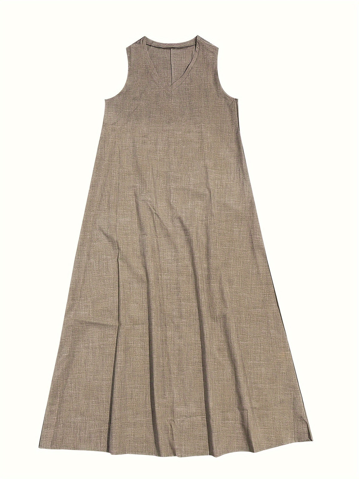 Robe Longue Fluide à Col V