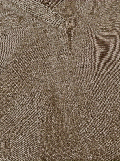 Robe Longue Fluide à Col V