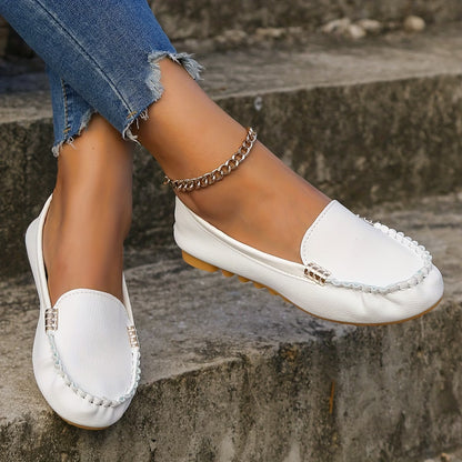 Mocassins plats souples et confortables pour femme